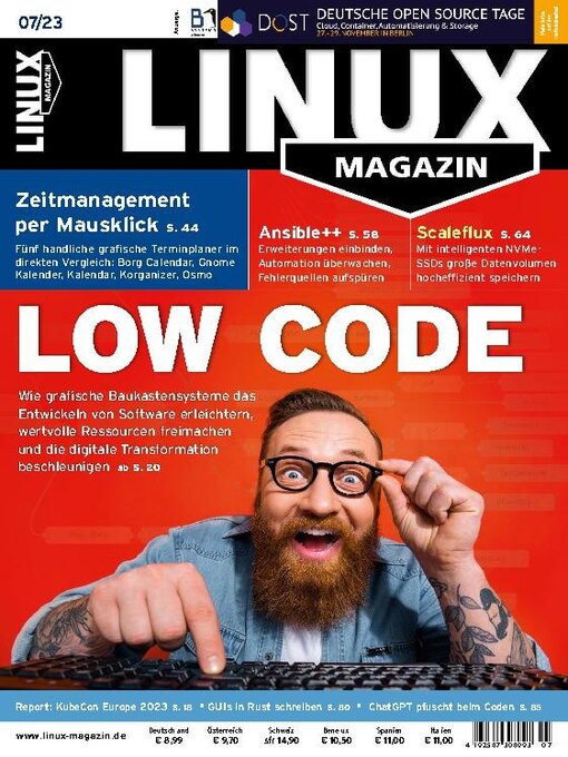 Title details for Linux Magazin germany by Computec Media GmbH - Available